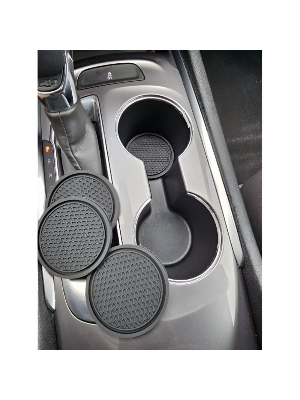 Car Cup Coaster 4PCS Universal Non-Slip Cup Holders Embedded in Ornament Coaster